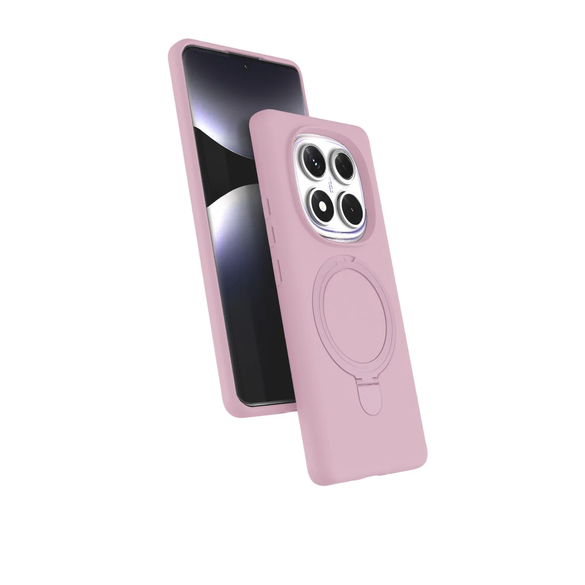 Redmi Note 14 Pro 4G Regal Magsafe Standlı Kapak - Açık Pembe
