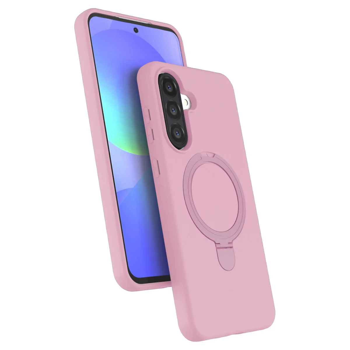 Galaxy A37 5G Regal Magsafe Standlı Kapak - Açık Pembe