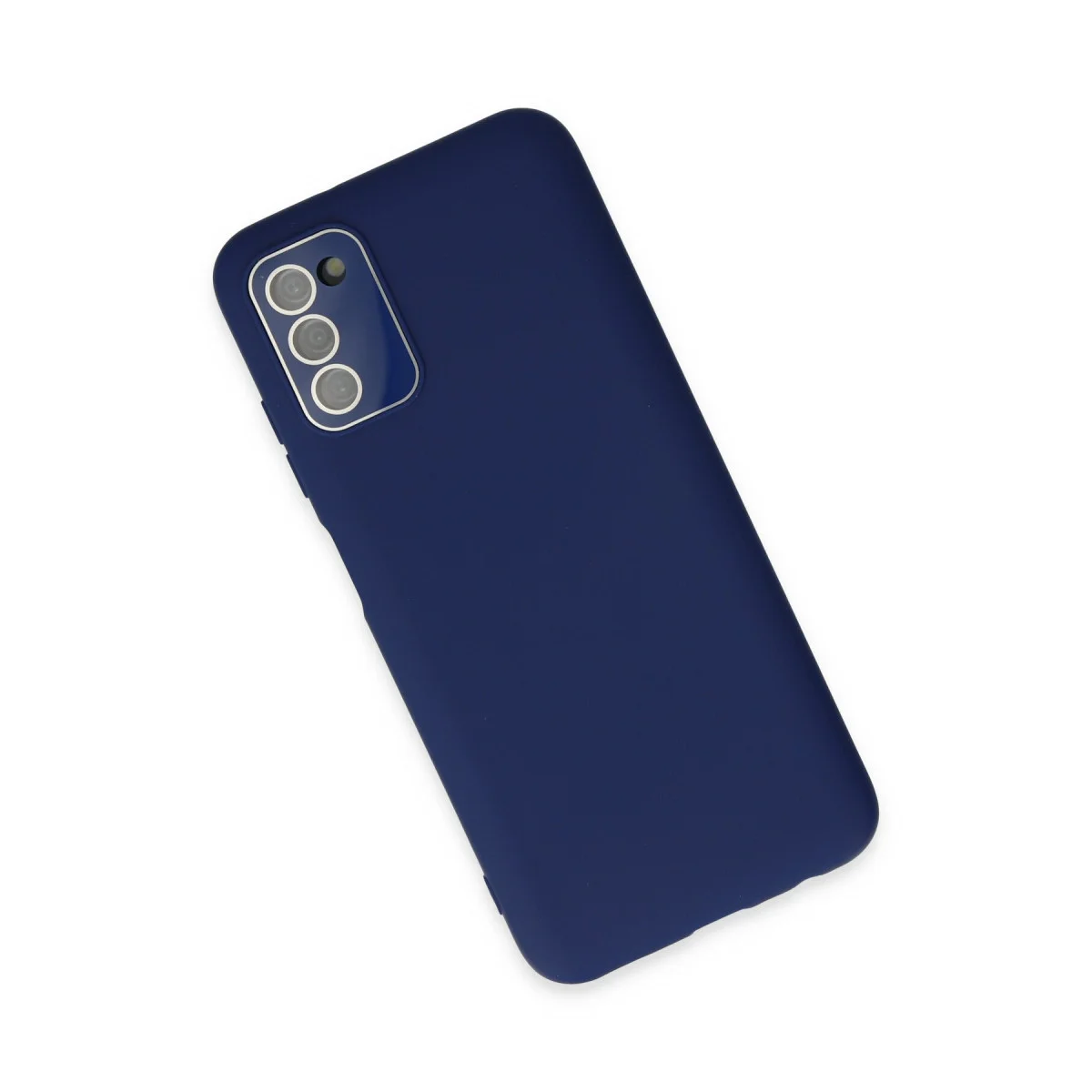 Galaxy A03S Kılıf Lansman Glass Kapak - Sky Blue