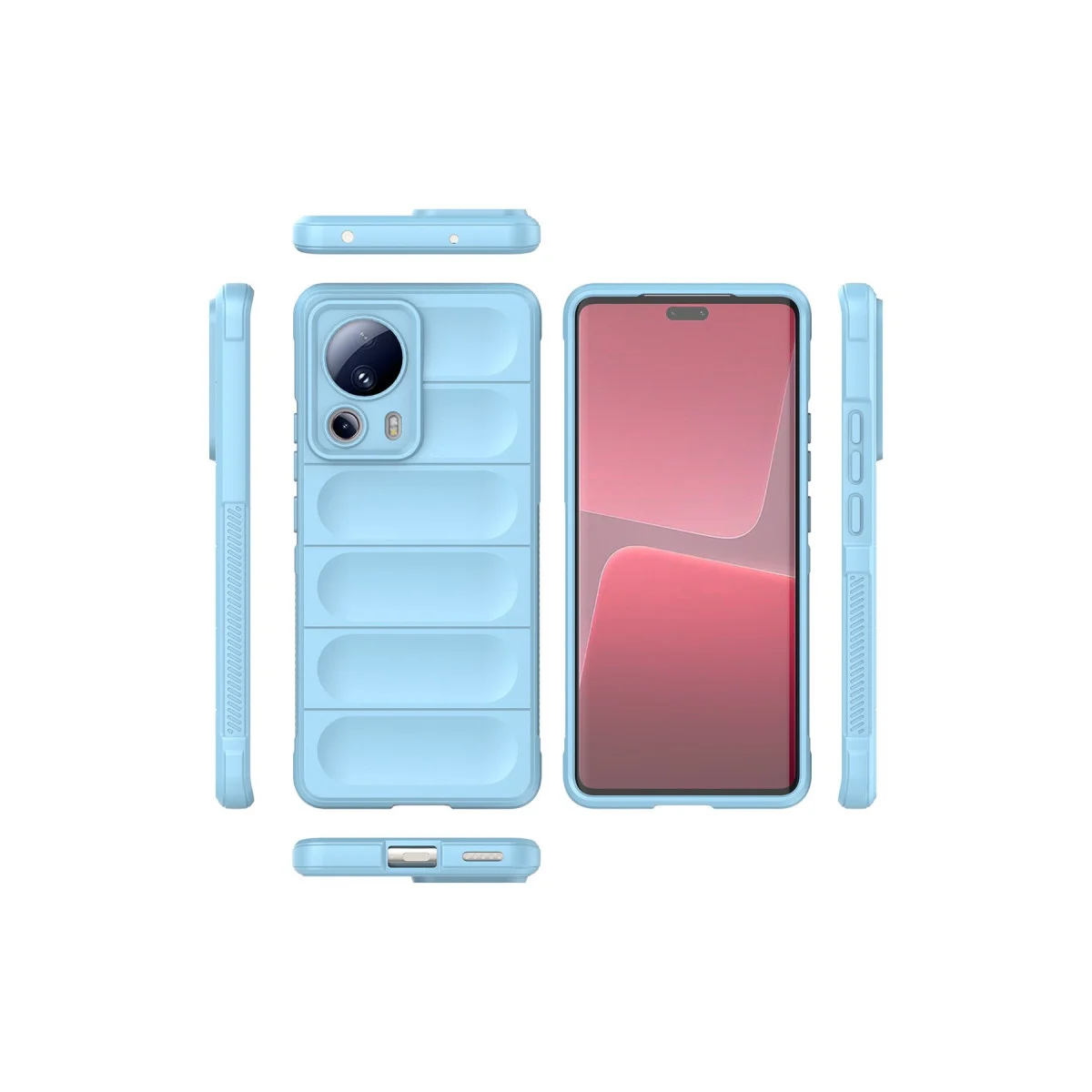 Mi 13 Lite Kılıf Optimum Silikon - Sky Blue