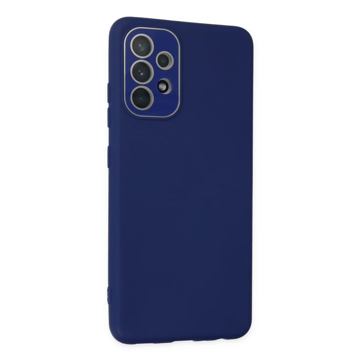 Galaxy A53 5G Kılıf Lansman Glass Kapak - Sky Blue