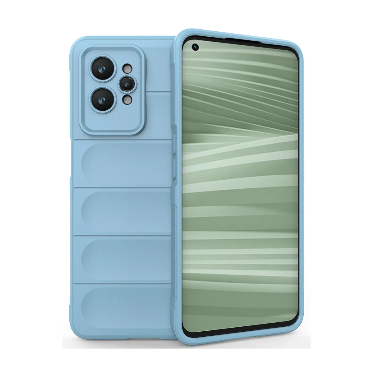Realme GT2 Pro 5G Kılıf Optimum Silikon - Sky Blue