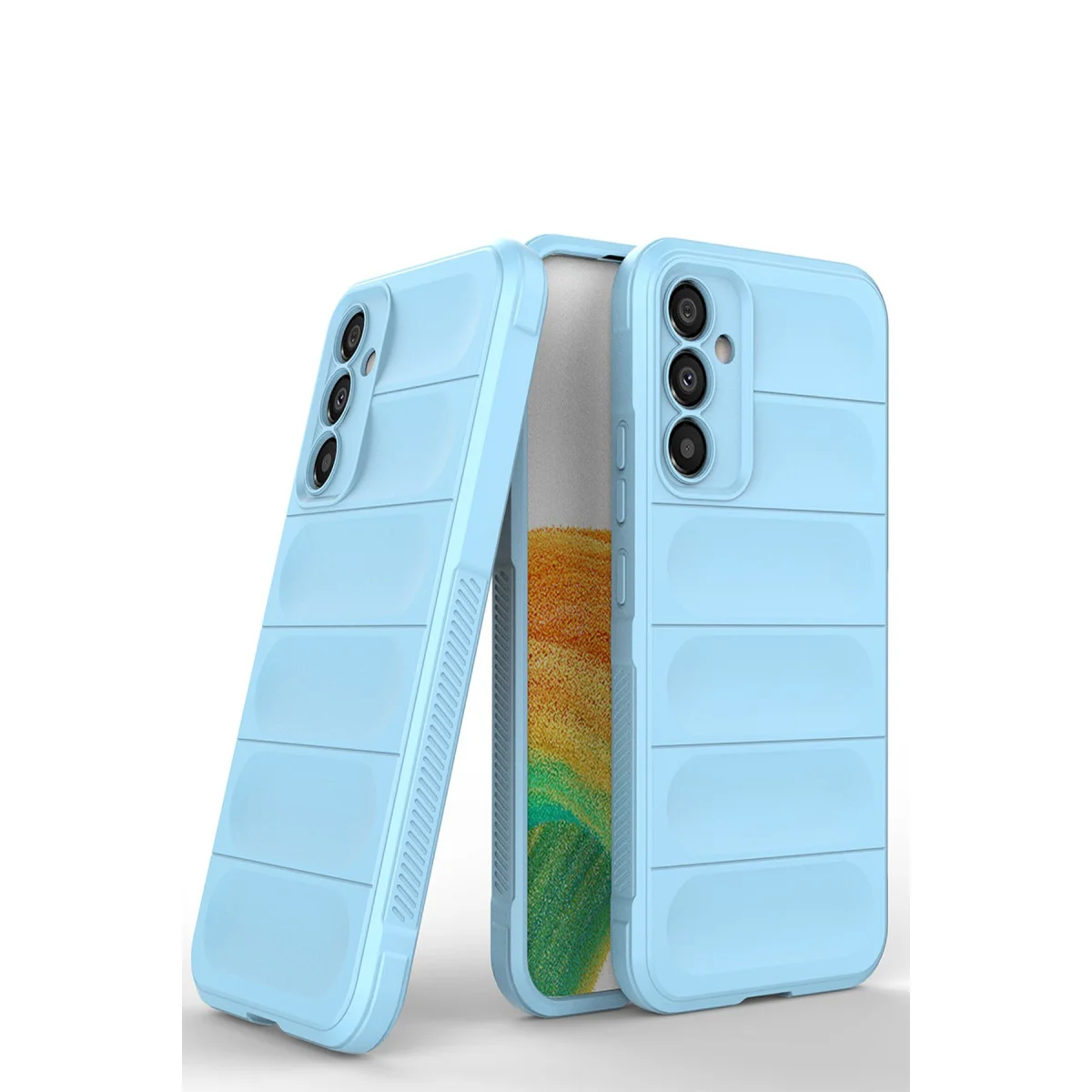 Galaxy M34 5G Kılıf Optimum Silikon - Sky Blue