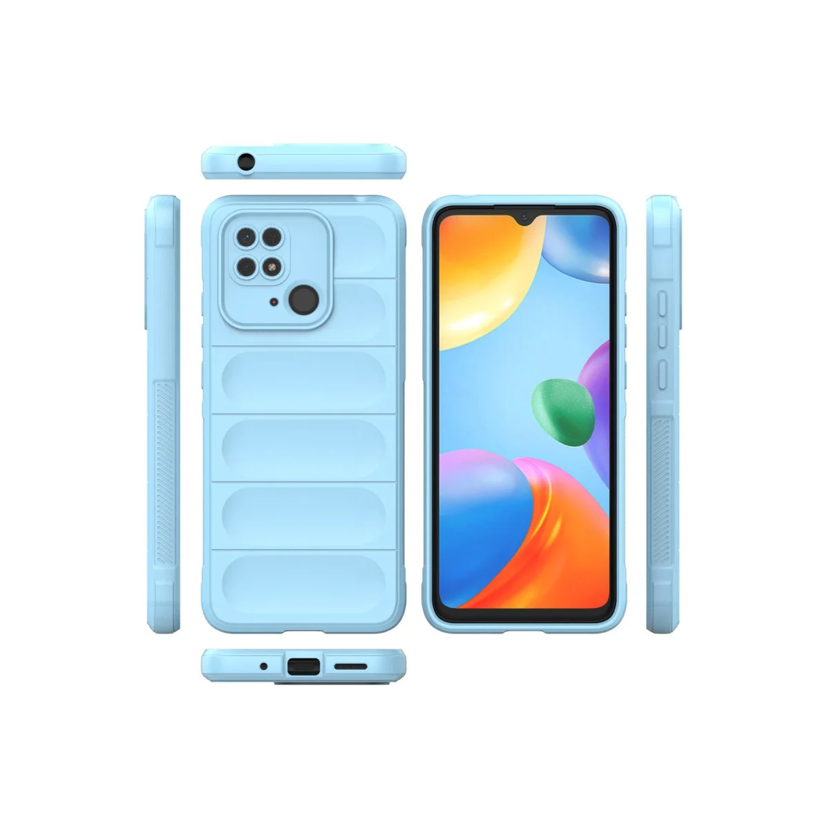Redmi 10C Kılıf Optimum Silikon - Sky Blue