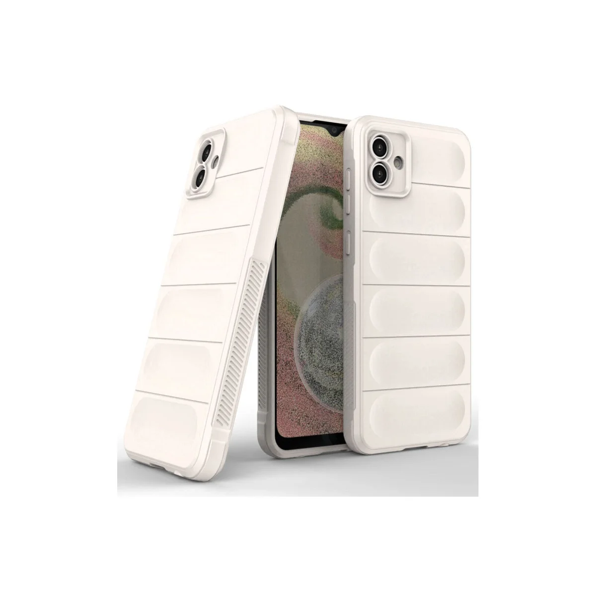 Galaxy A04E Kılıf Optimum Silikon - Krem