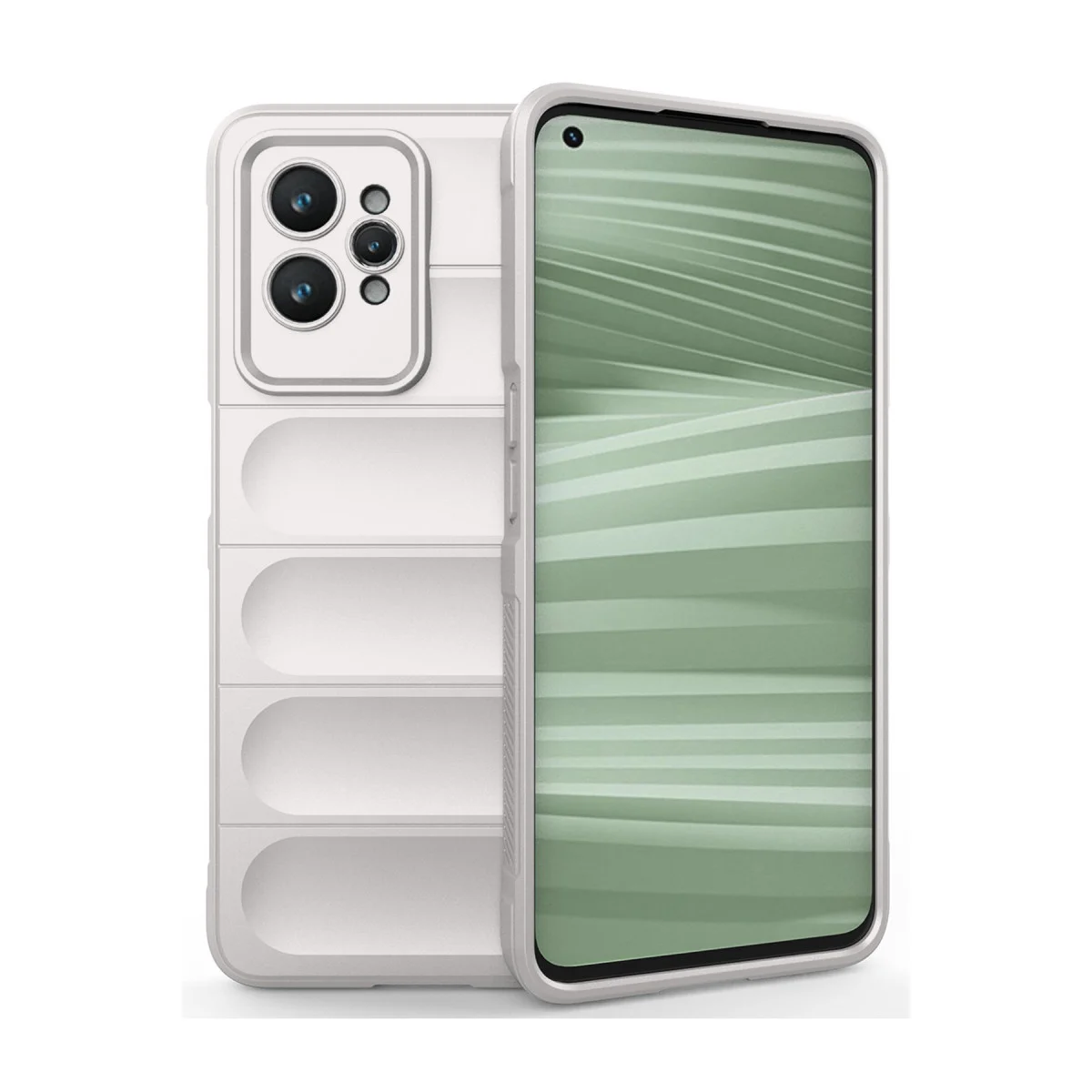 Realme GT2 Pro 5G Kılıf Optimum Silikon - Krem
