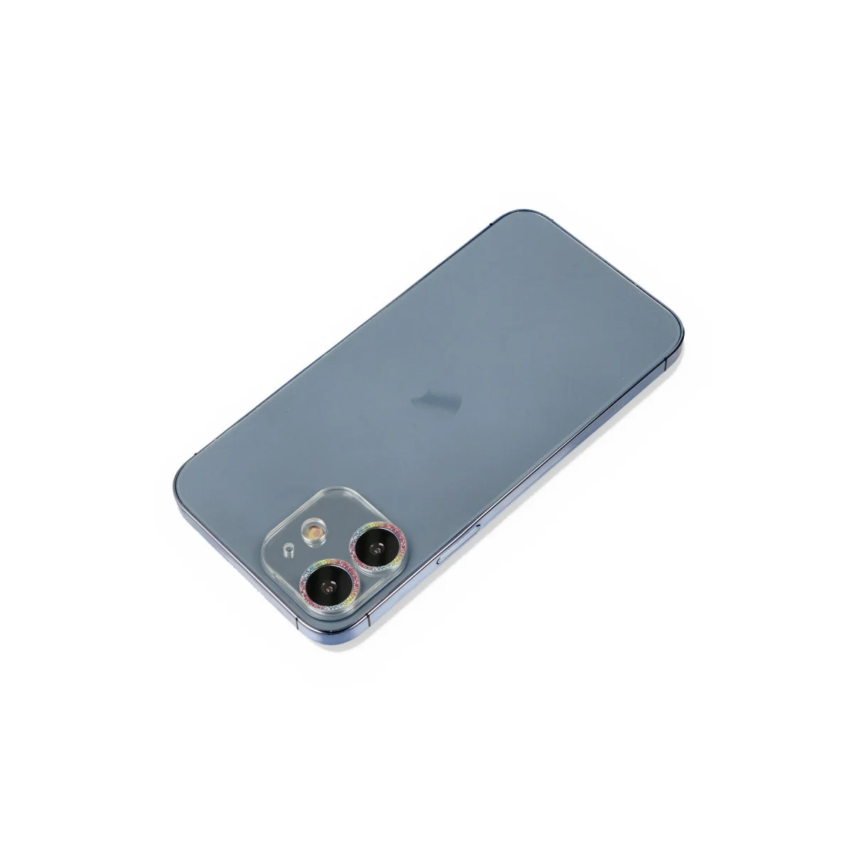 iPhone 12 Shine Kamera Lens Koruma Cam - Rainbow