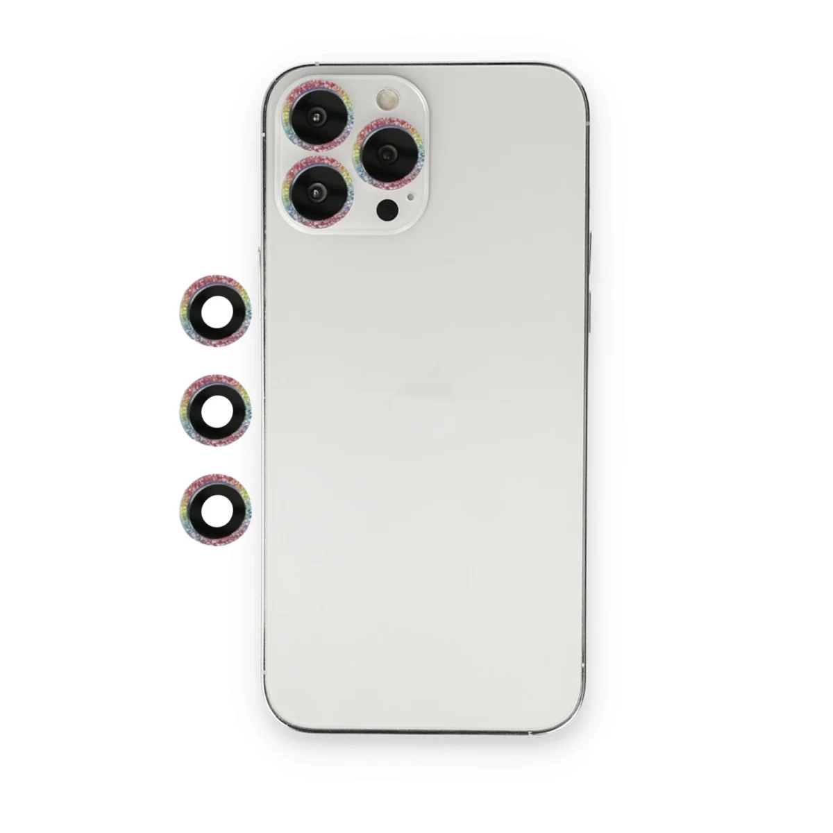 iPhone 13 Pro Max Shine Kamera Lens - Rainbow