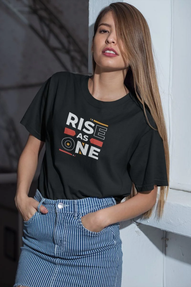 Kadın Özel Baskılı Modern Fit %100 Pamuk Bisiklet Yaka T-Shirt