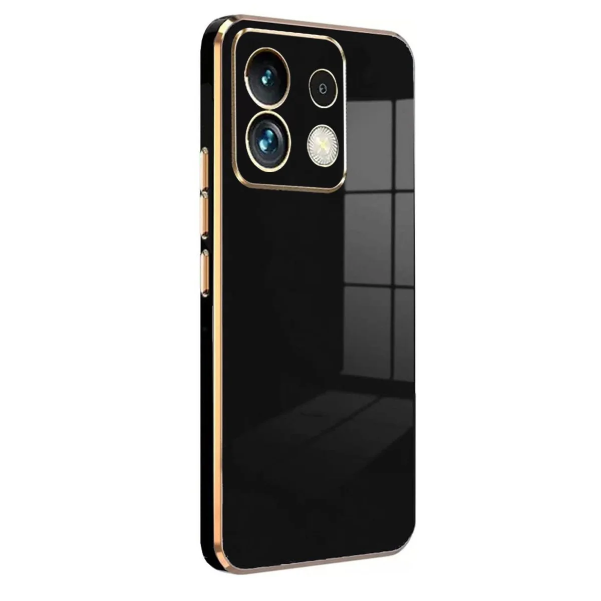 Poco M6 Pro 4G Kılıf Volet Silikon - Siyah