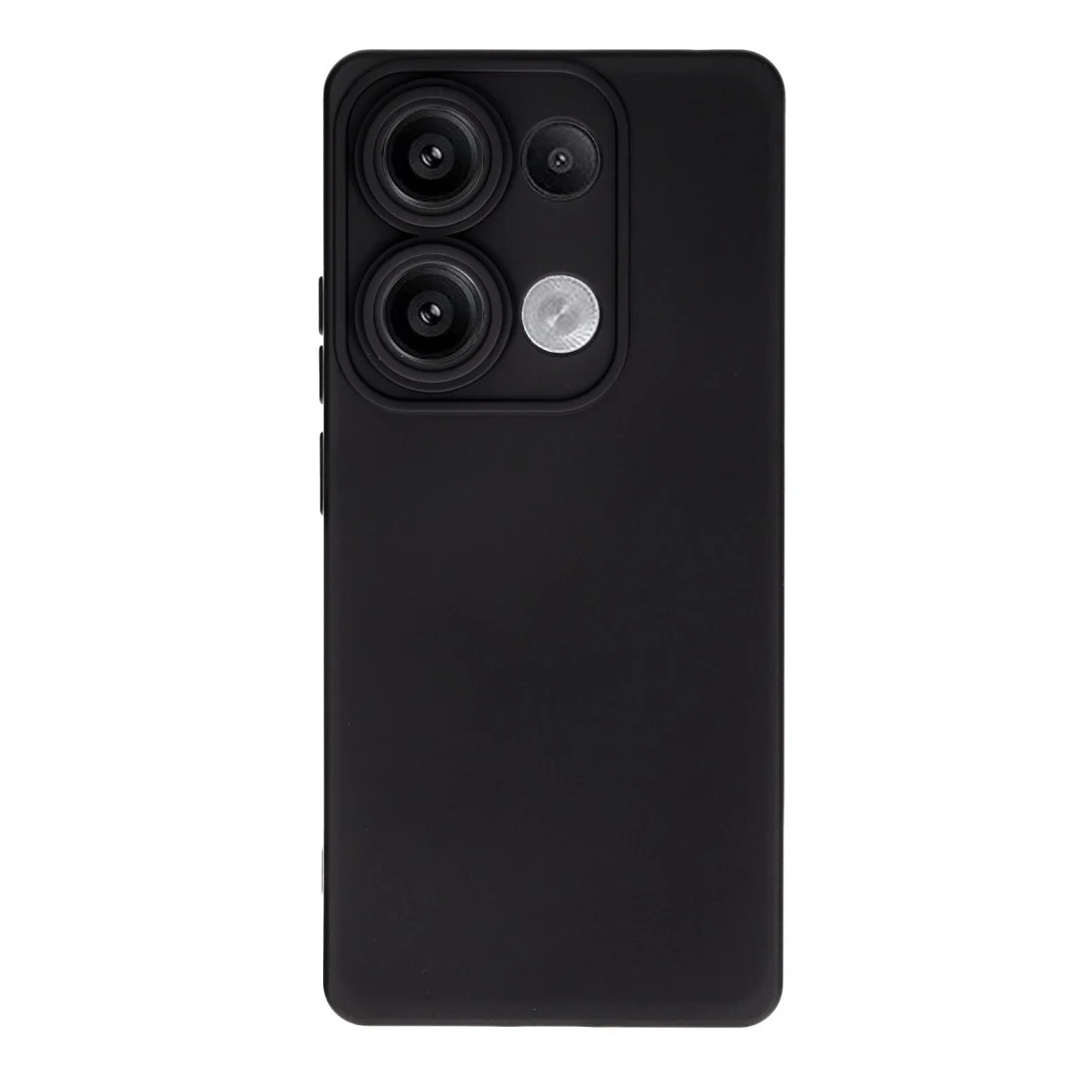 Redmi Note 13 Pro 4G Kılıf Nano içi Kadife Silikon - Siyah