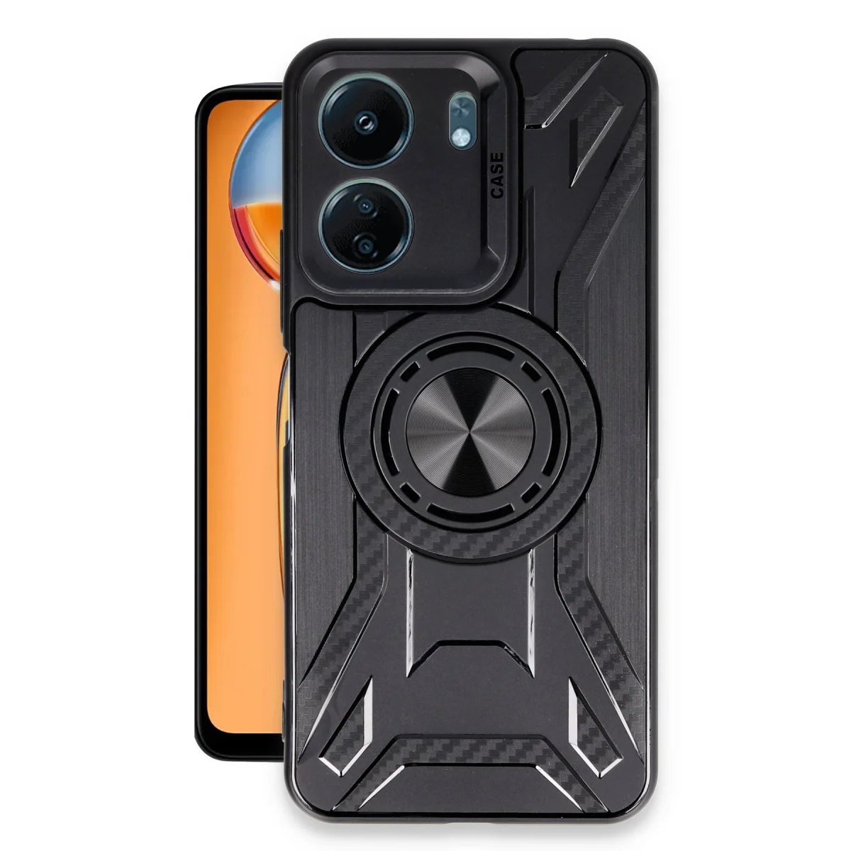 Redmi 13C Kılıf Lincoln Silikon - Siyah