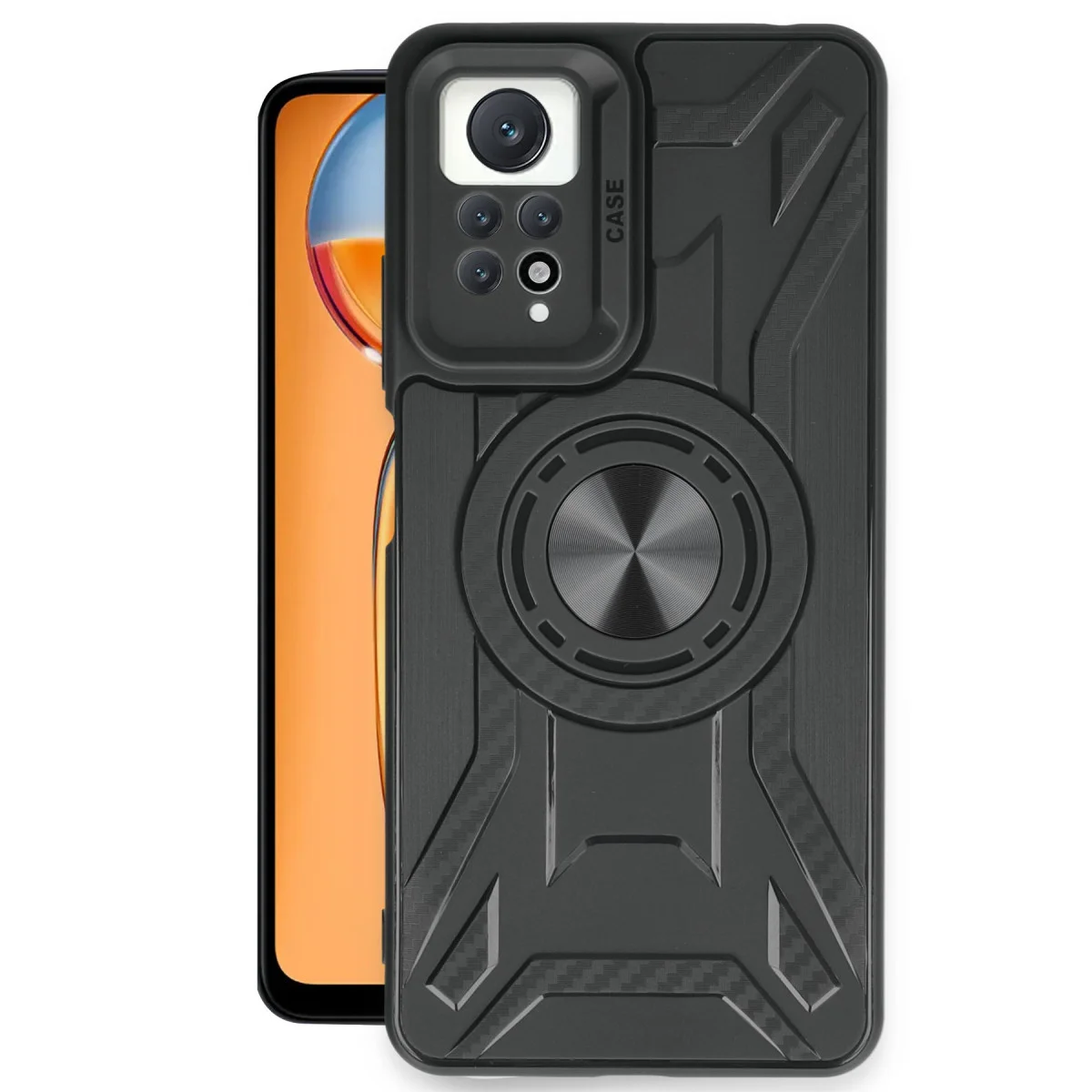 Redmi Note 12 Pro 4G Kılıf Lincoln Silikon - Siyah