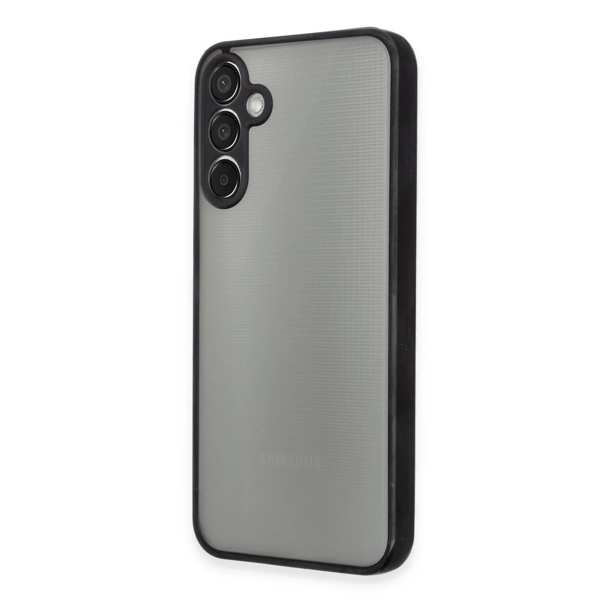 Galaxy M15 Kılıf Montreal Silikon Kapak - Siyah