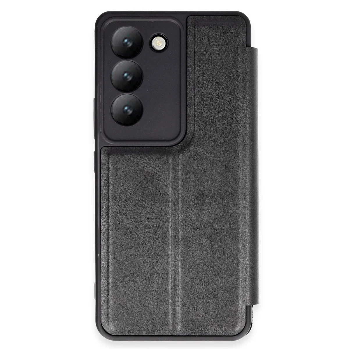 V30 Lite 4G Kılıf Flip Cover - Siyah