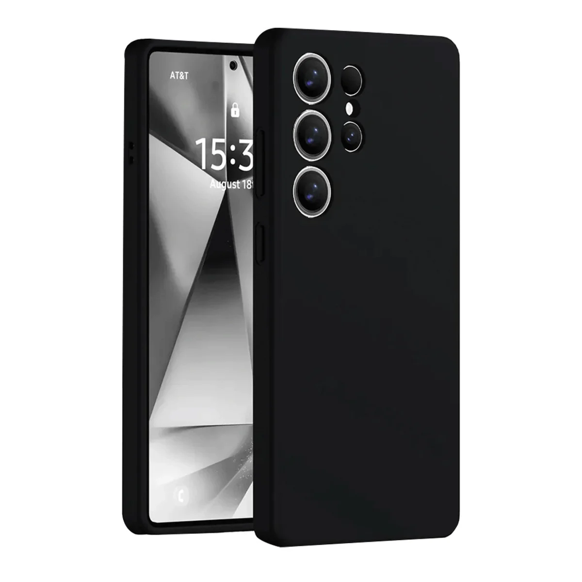 Galaxy S25 Ultra Kılıf Nano içi Kadife Silikon - Siyah
