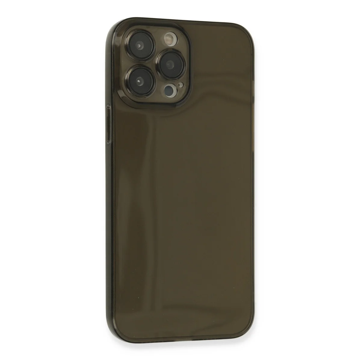 iPhone 13 Pro Max Kılıf Fly Lens Silikon - Siyah