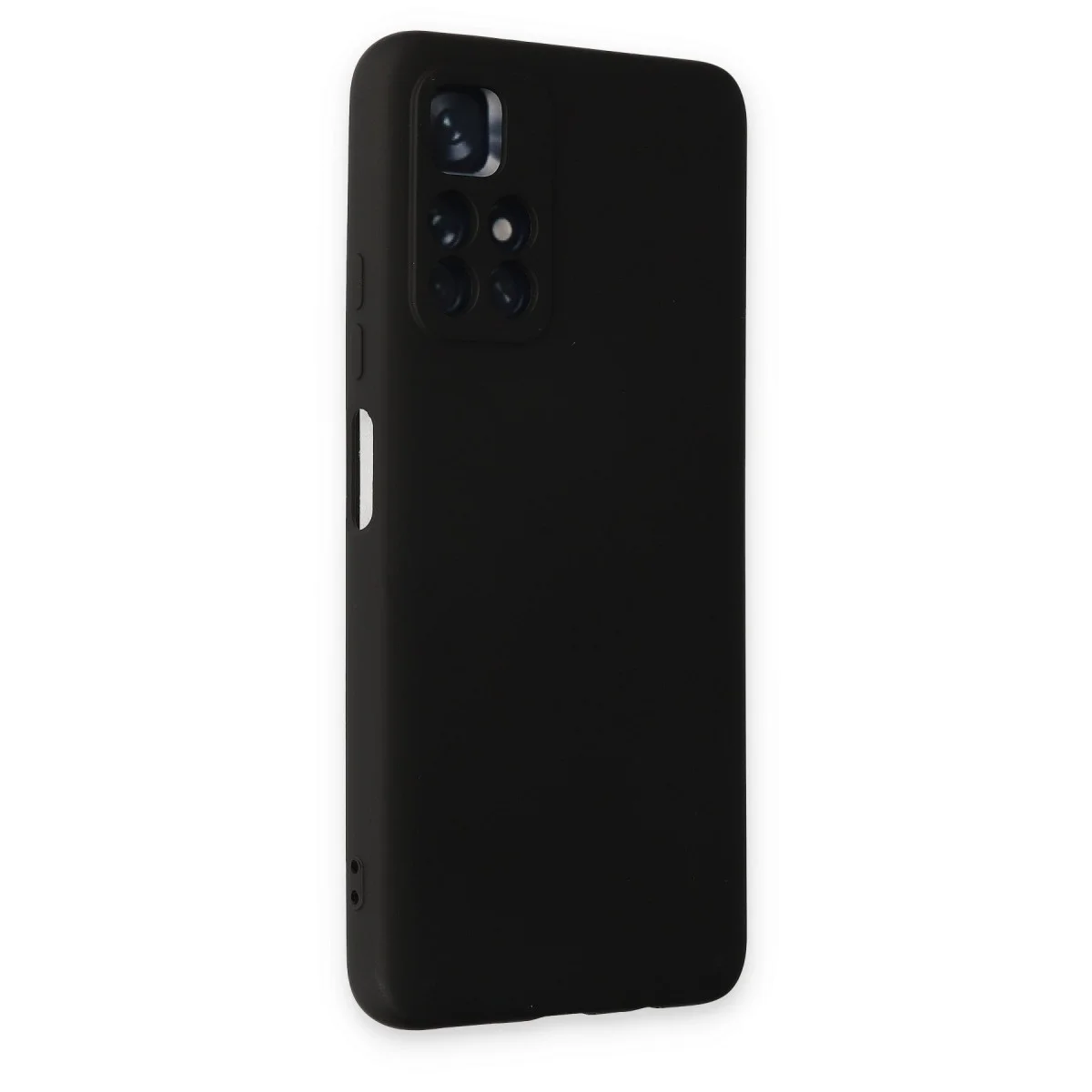 Redmi Note 11T Kılıf Nano içi Kadife Silikon - Siyah