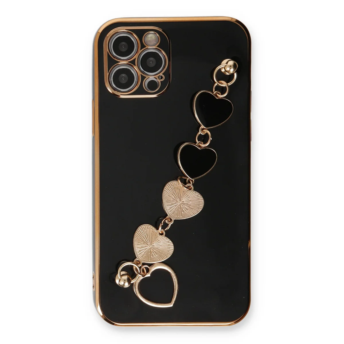 iPhone 12 Pro Kılıf Esila Silikon - Siyah