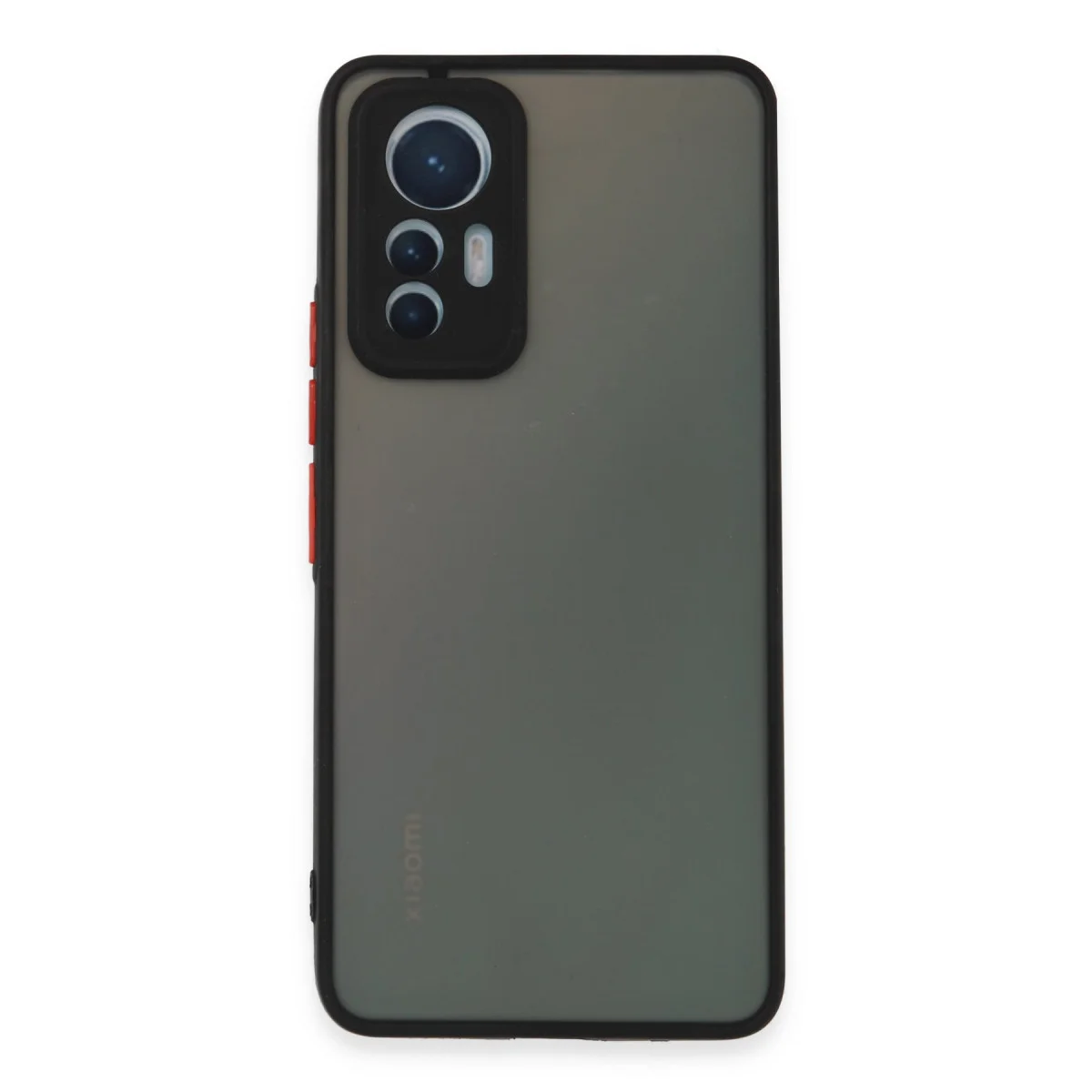 Mi 12 Lite Kılıf Montreal Silikon Kapak - Siyah