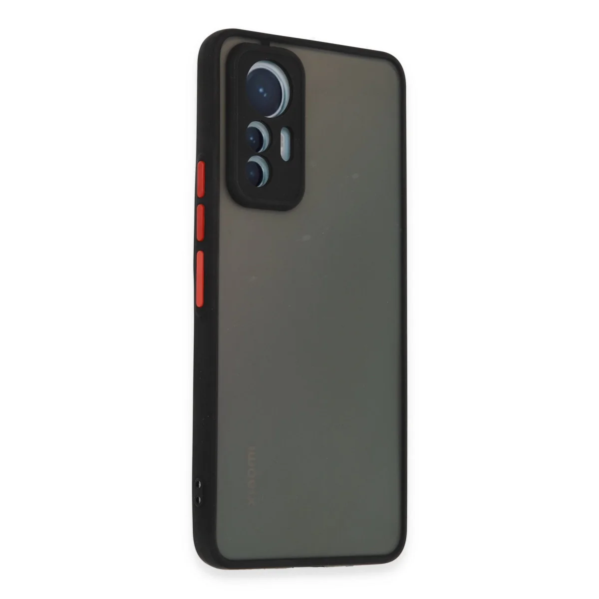 Mi 12 Lite Kılıf Montreal Silikon Kapak - Siyah