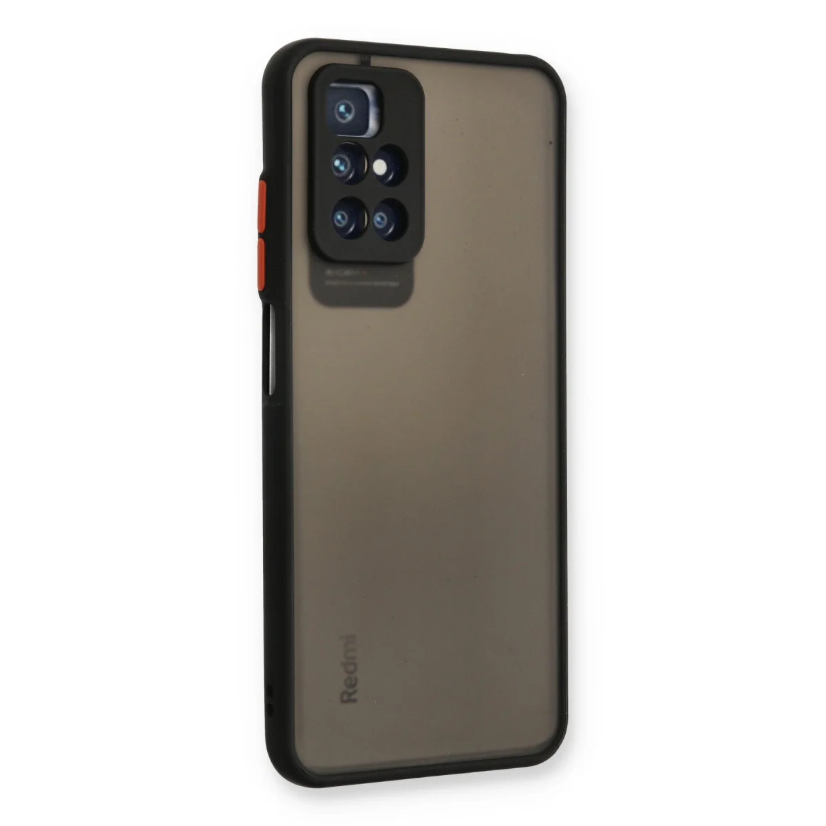 Redmi 10 2022 Kılıf Montreal Silikon Kapak - Siyah