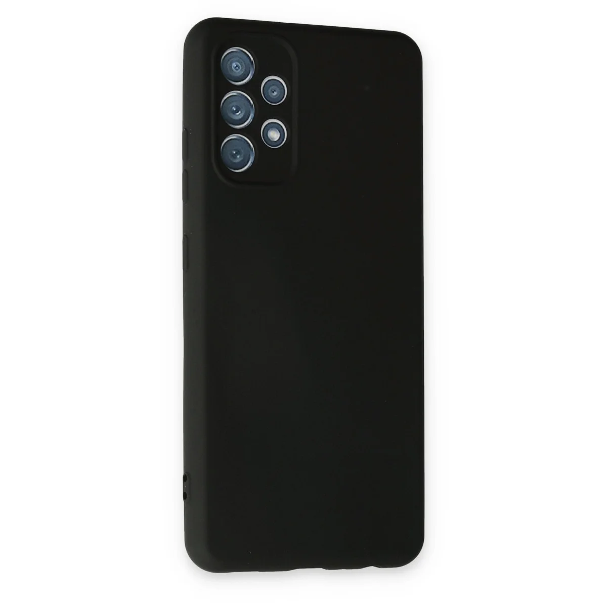 Galaxy A13 4G Kılıf Nano içi Kadife Silikon - Siyah