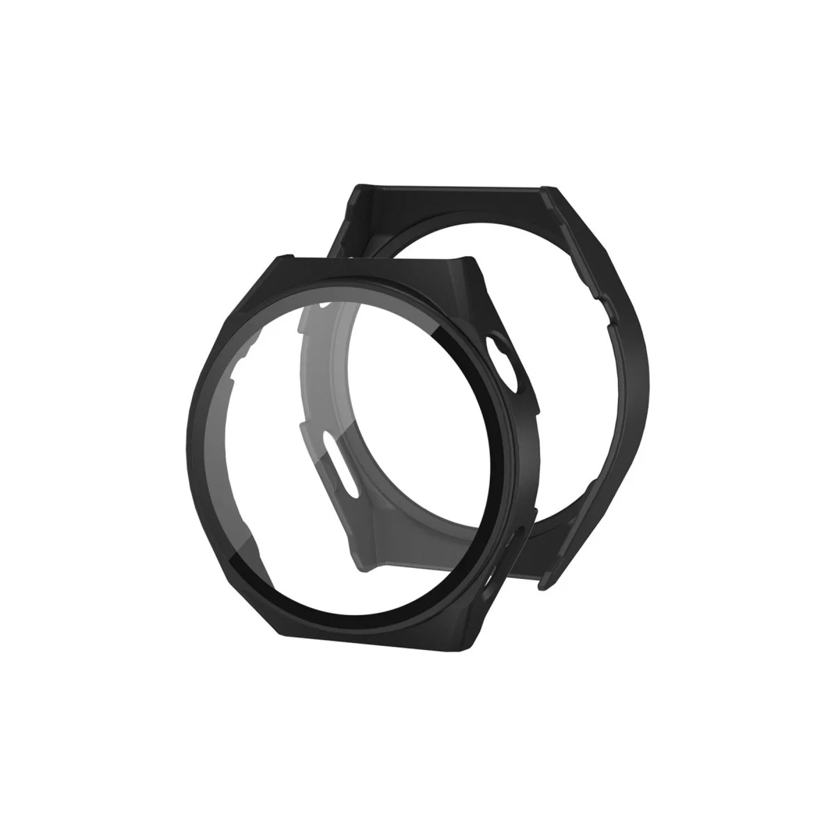 Watch GT3 Pro 46mm Dota Camlı Kasa Ekran Koruyucu - Siyah