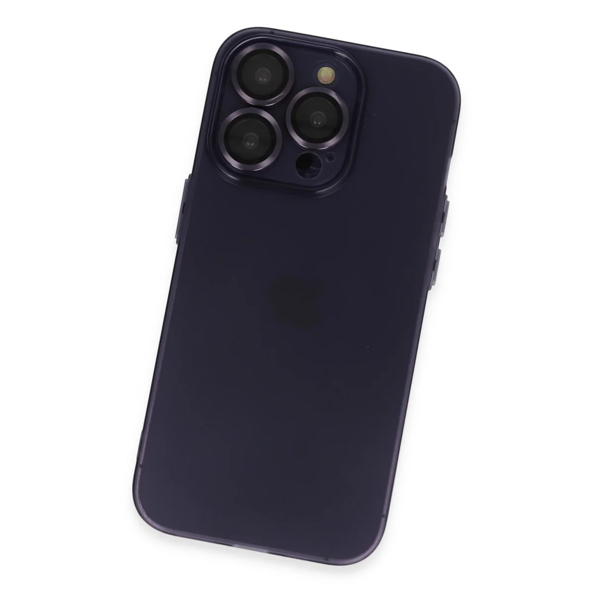 iPhone 14 Pro Max Kılıf Luko Lens Silikon - Siyah