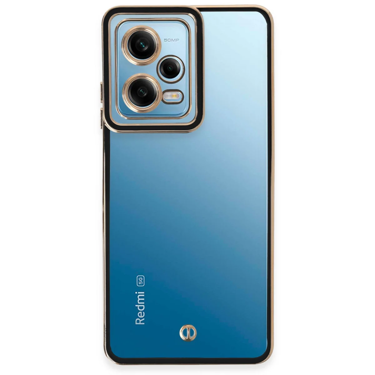 Redmi Note 12 5G Kılıf Liva Lens Silikon - Siyah