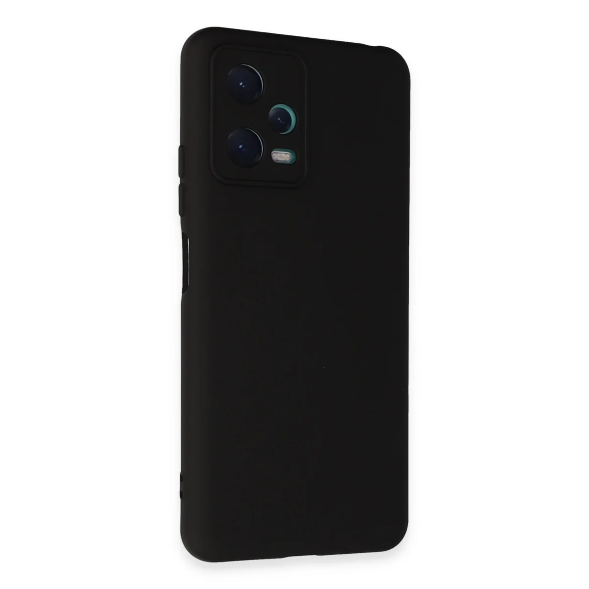 Redmi Note 12 5G Kılıf Nano içi Kadife Silikon - Siyah