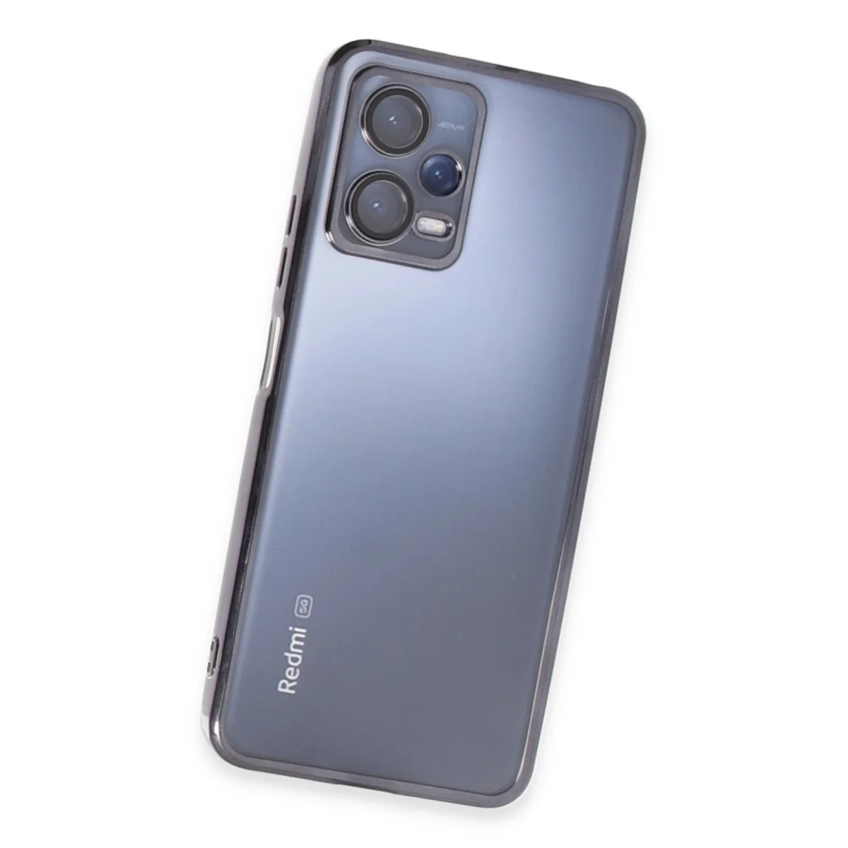 Redmi Note 12 5G Kılıf Razer Lensli Silikon - Siyah