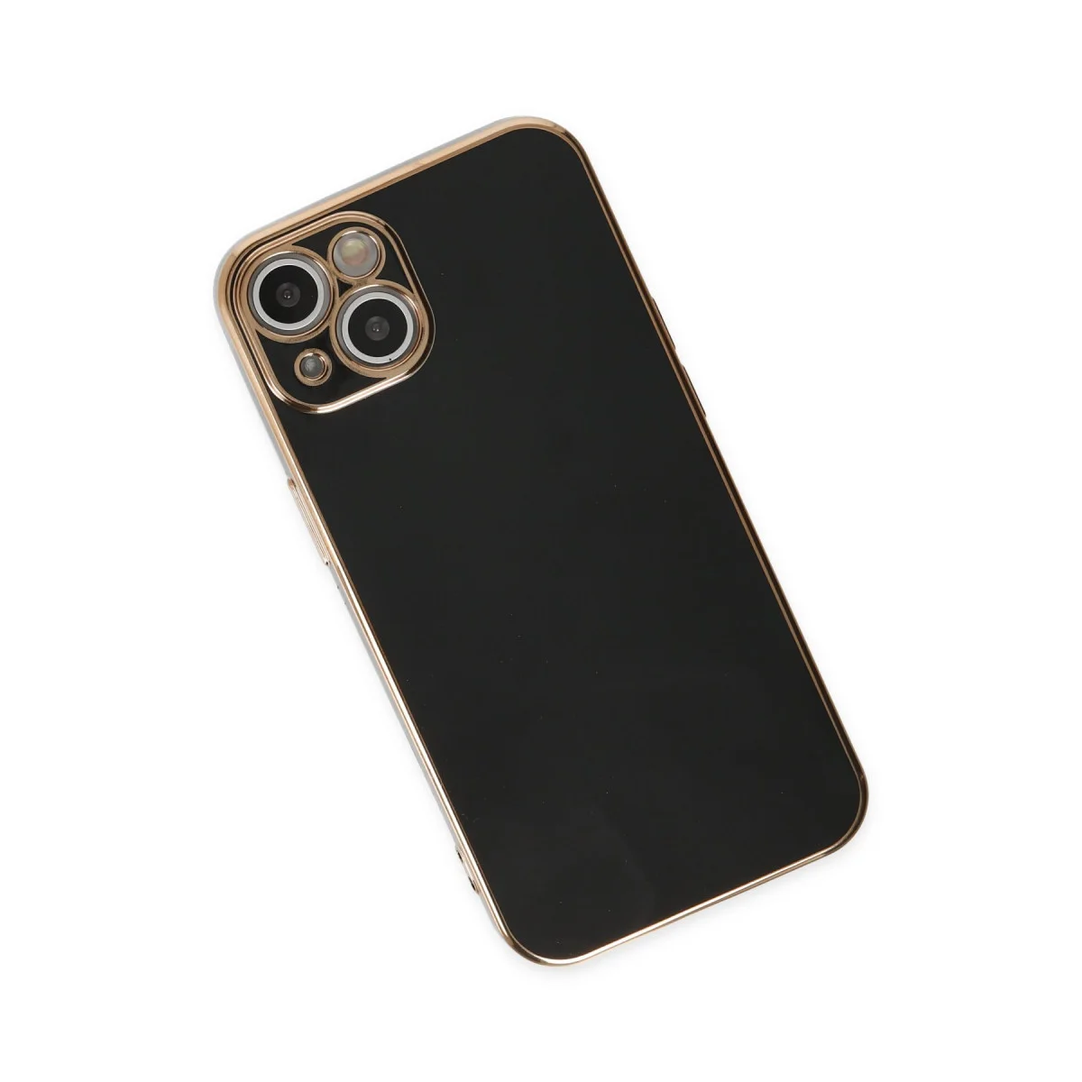 iPhone 14 Plus Kılıf Volet Silikon - Siyah