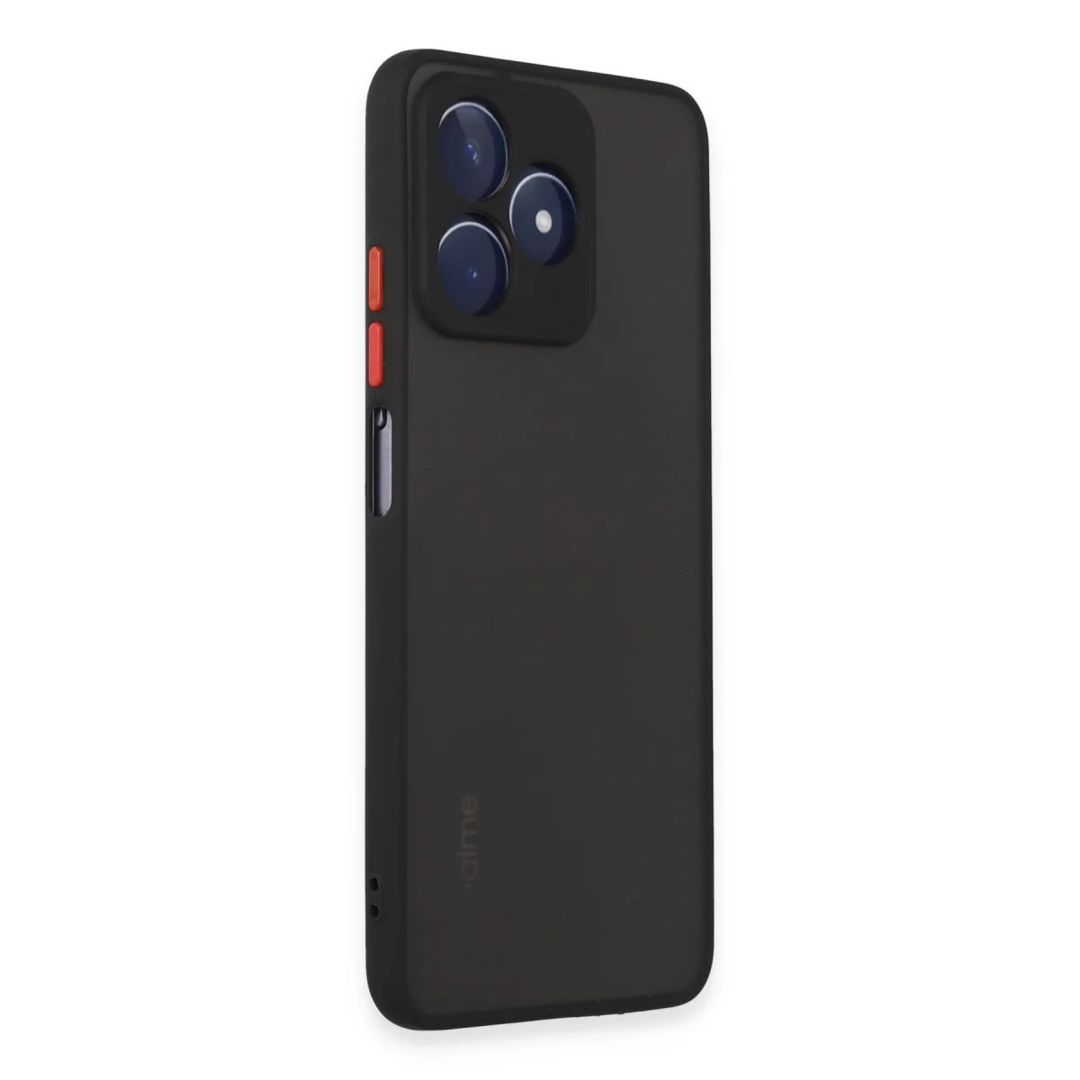 Realme C53 Kılıf Montreal Silikon Kapak - Siyah