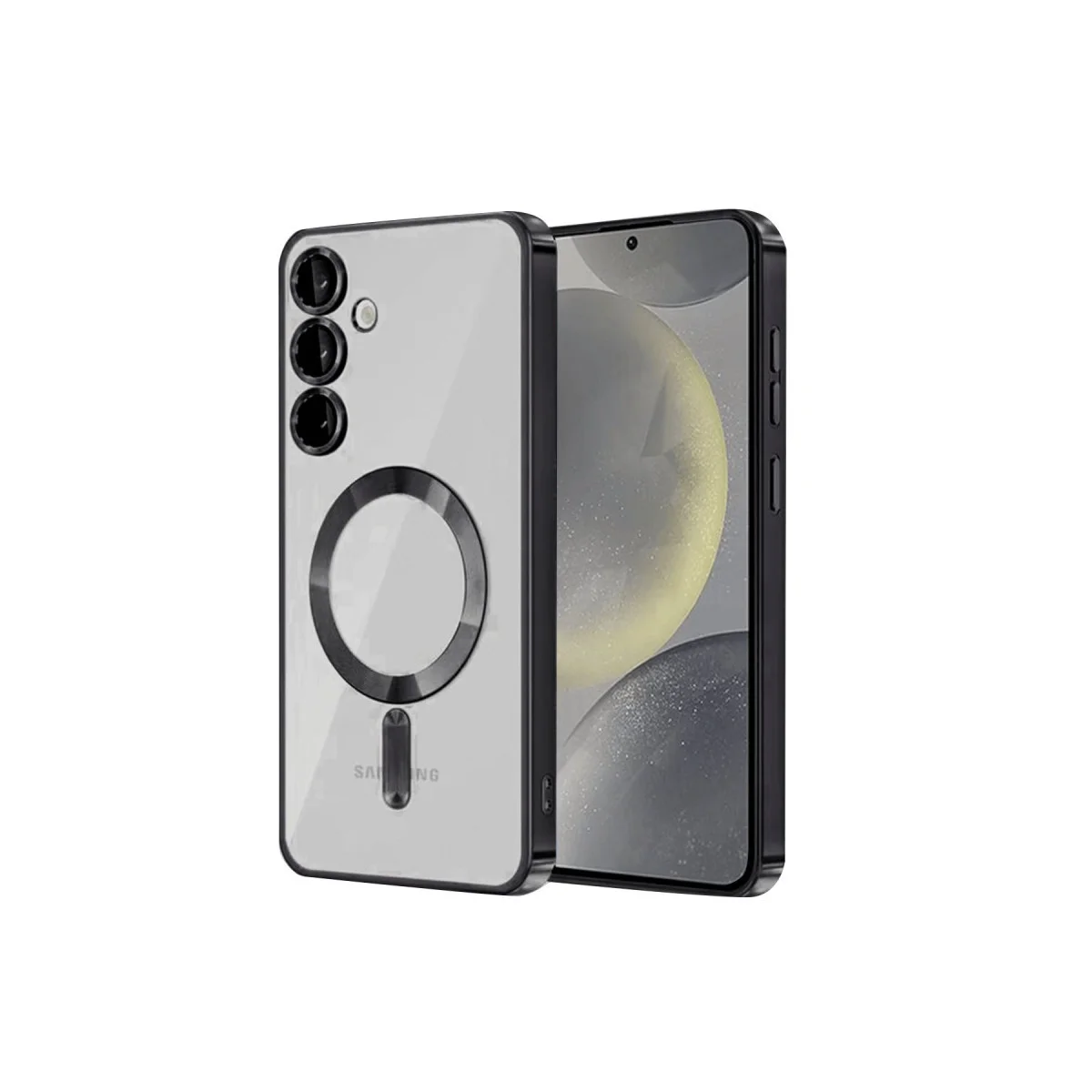 Galaxy S24 Kılıf Kross Magneticsafe Kapak - Siyah