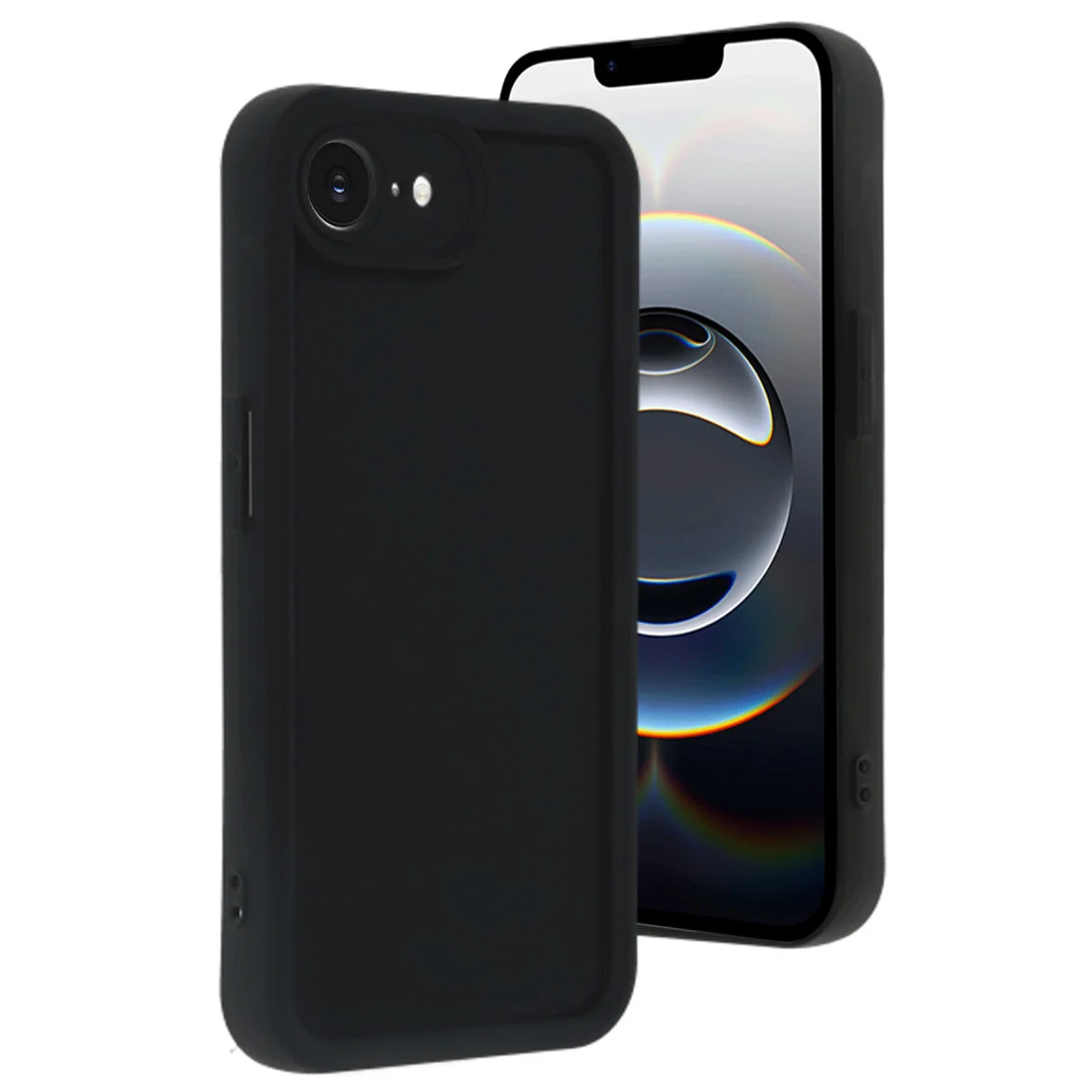 iPhone 16E Kılıf Viera Silikon - Siyah