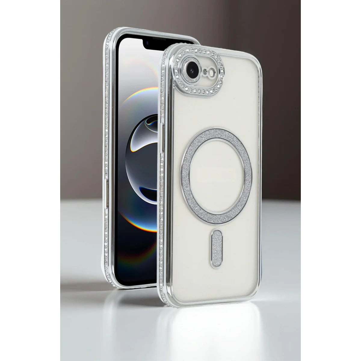 iPhone 16E Joke Simli Magneticsafe Kılıf - Siyah