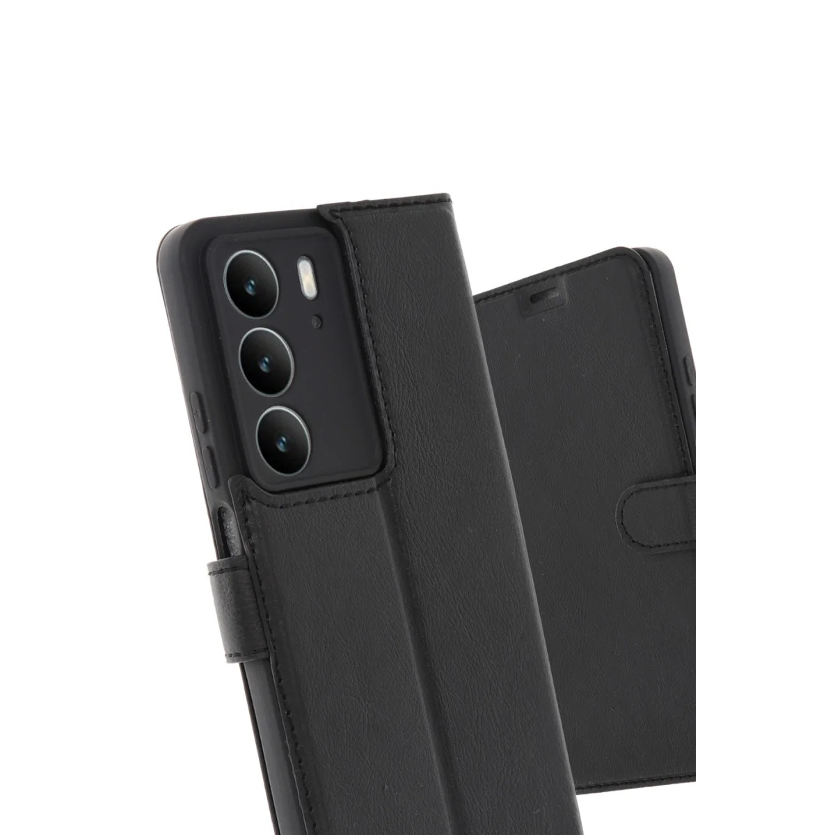 Realme C75 4G Trend S Plus Kapaklı Kılıf - Siyah