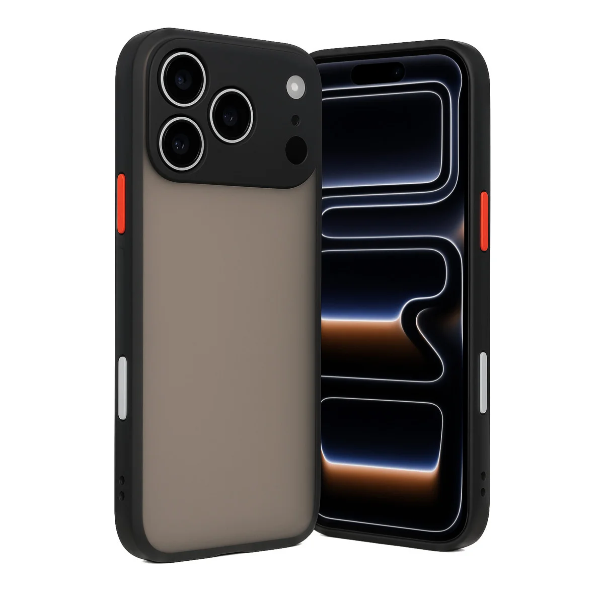 iPhone 17 Pro Max Kılıf Montreal Silikon Kapak - Siyah