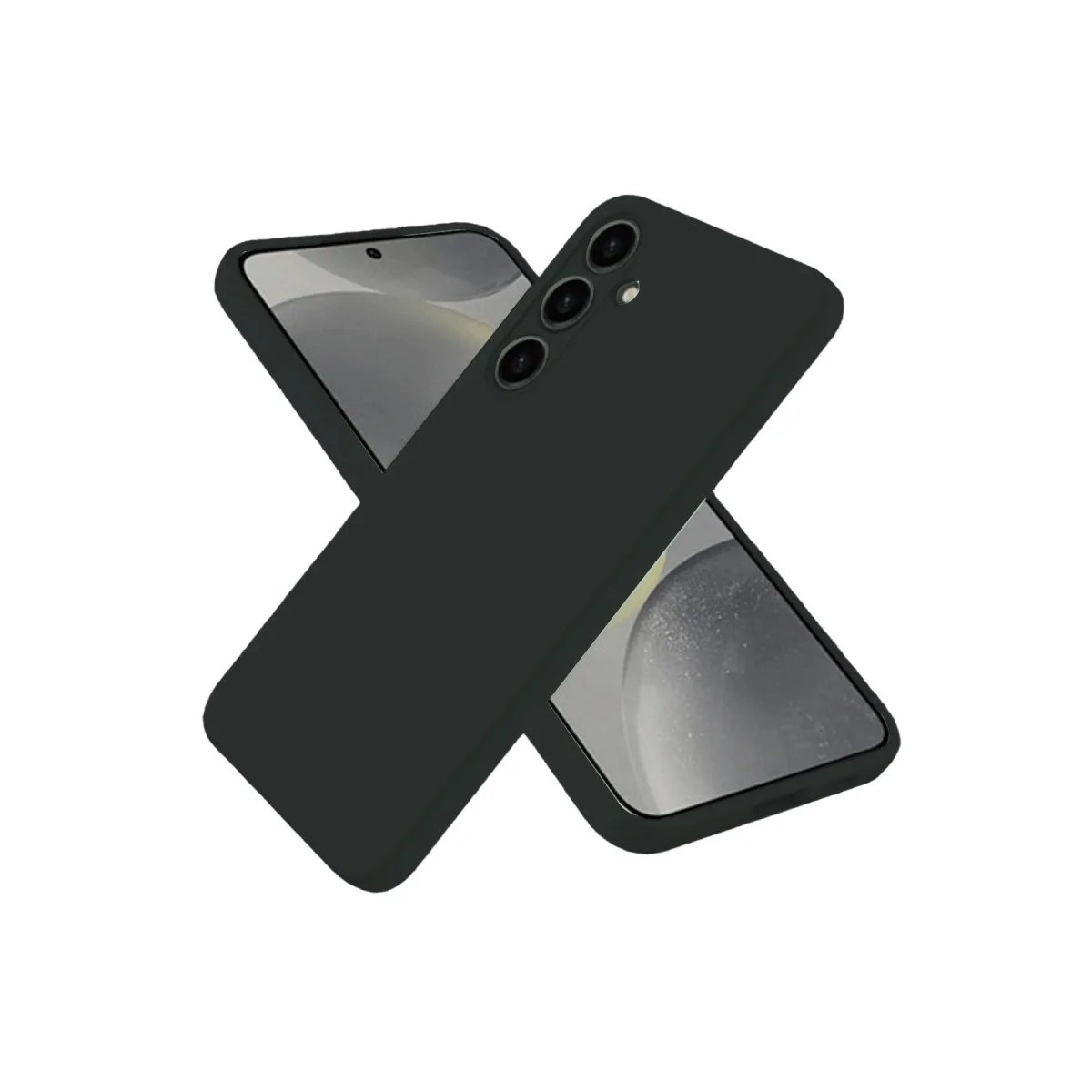 Galaxy S25 Plus Kılıf Nano içi Kadife Silikon - Siyah