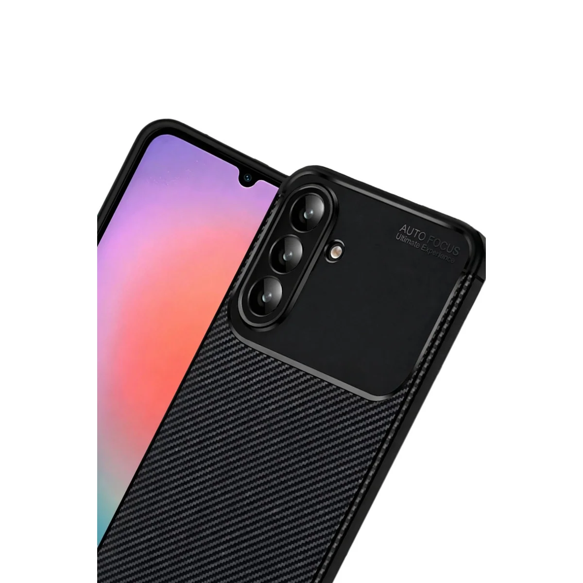 Galaxy A37 5G Auto Focus Karbon Kapak - Siyah