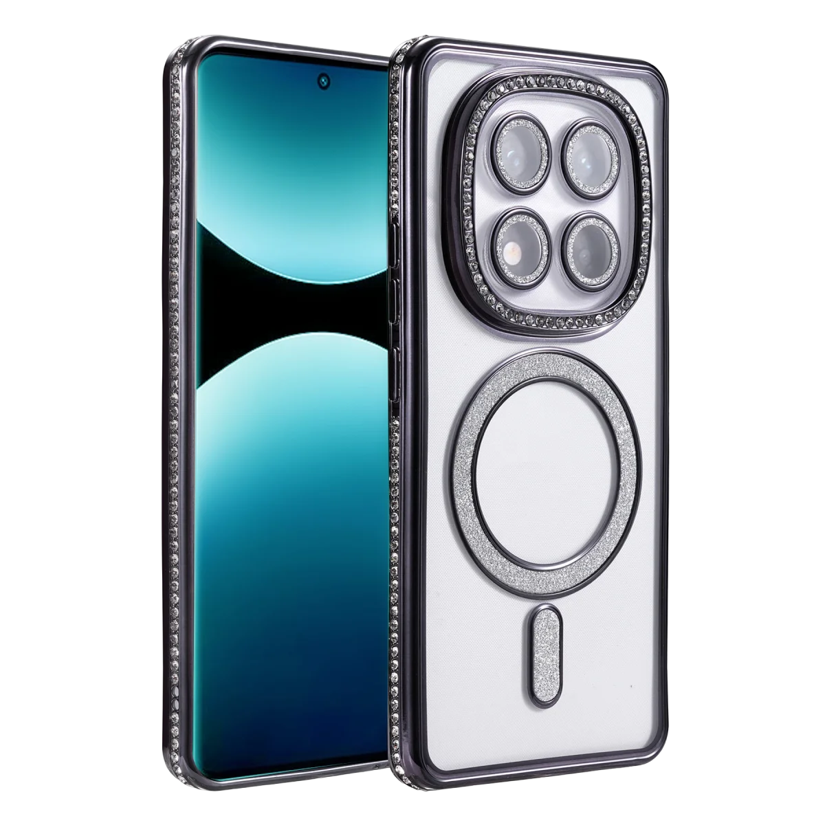 Redmi Note 15 Pro 4G Joke Simli Magneticsafe Kılıf - Siyah
