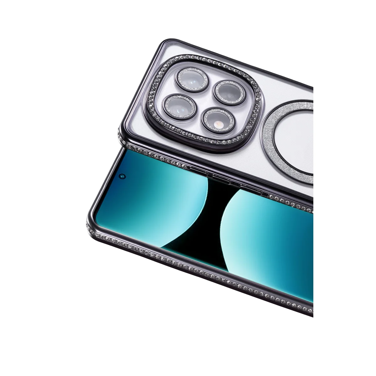 Redmi Note 15 4G Joke Simli Magneticsafe Kılıf - Siyah