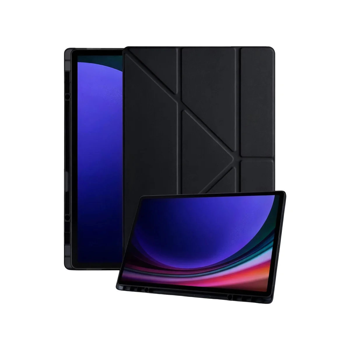 Galaxy Tab A11 Plus Kalemlikli Mars Tablet Kılıfı - Siyah