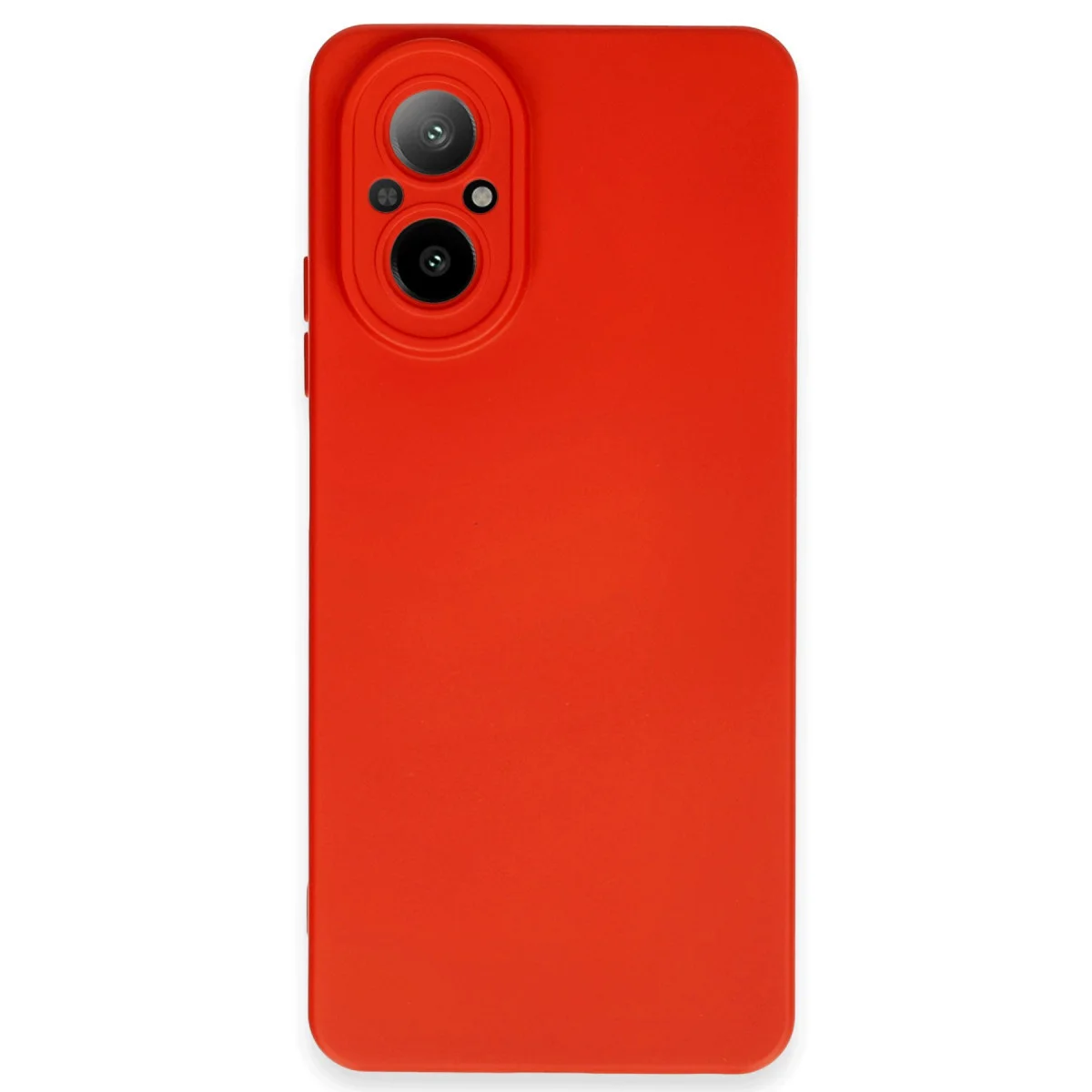 Realme 12 Lite Kılıf Nano içi Kadife Silikon - Kırmızı