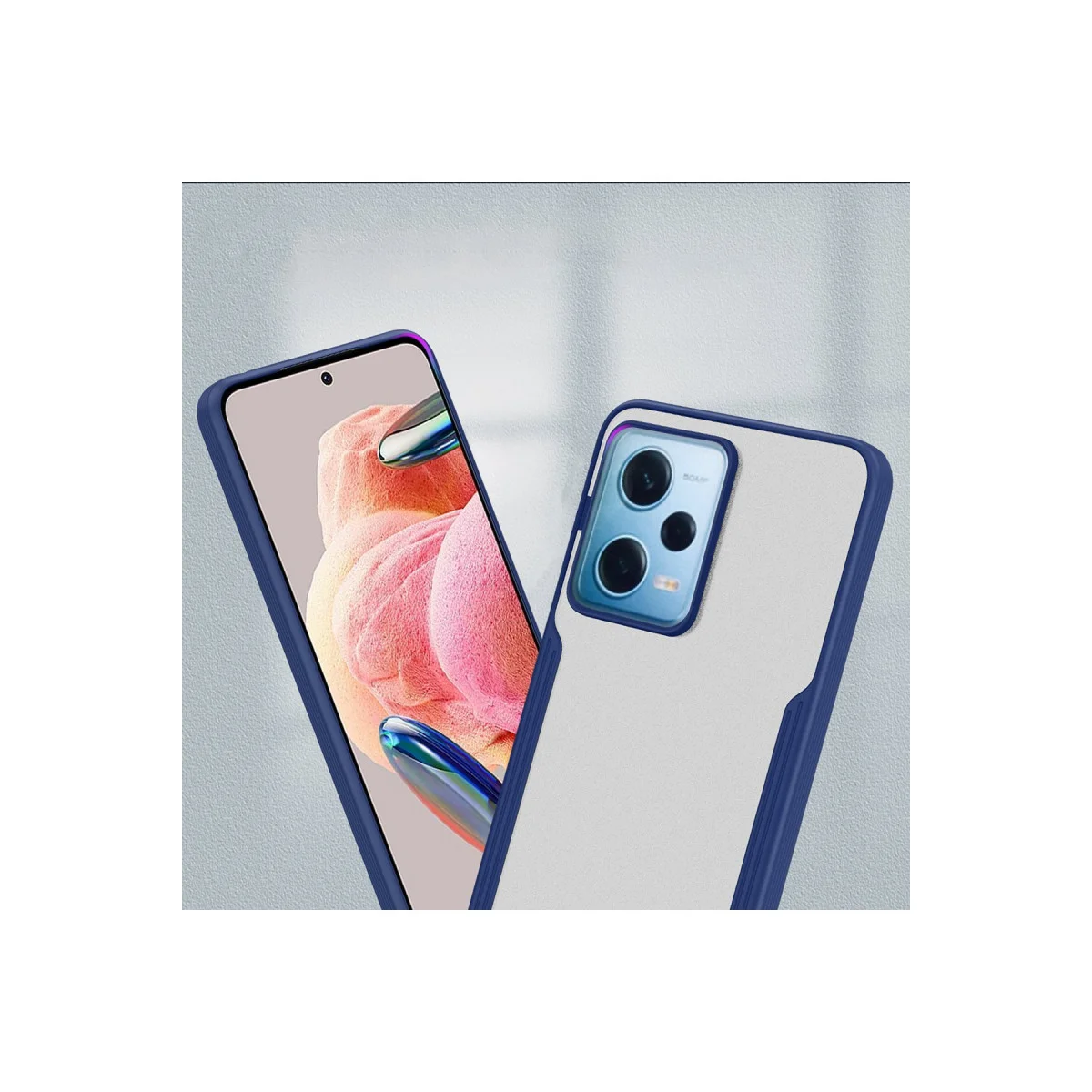 Redmi Note 12 5G Kılıf Platin Silikon - Kırmızı