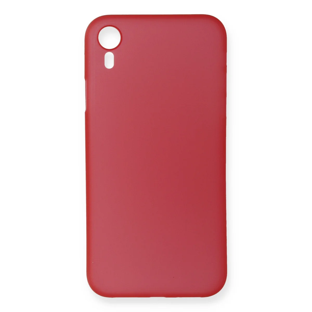 iPhone XR Kılıf PP Ultra İnce Kapak - Kırmızı