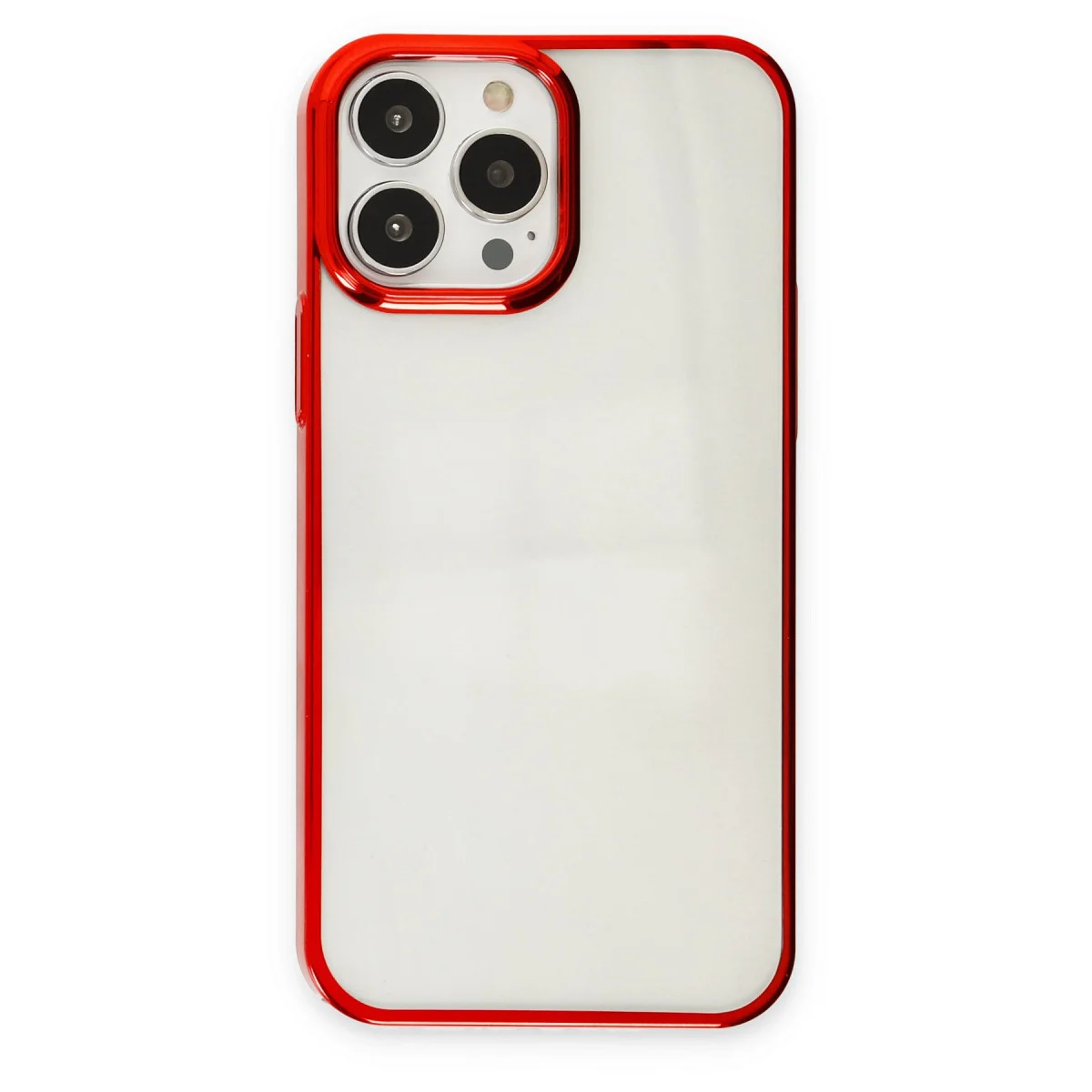iPhone 13 Pro Kılıf Element Silikon - Kırmızı