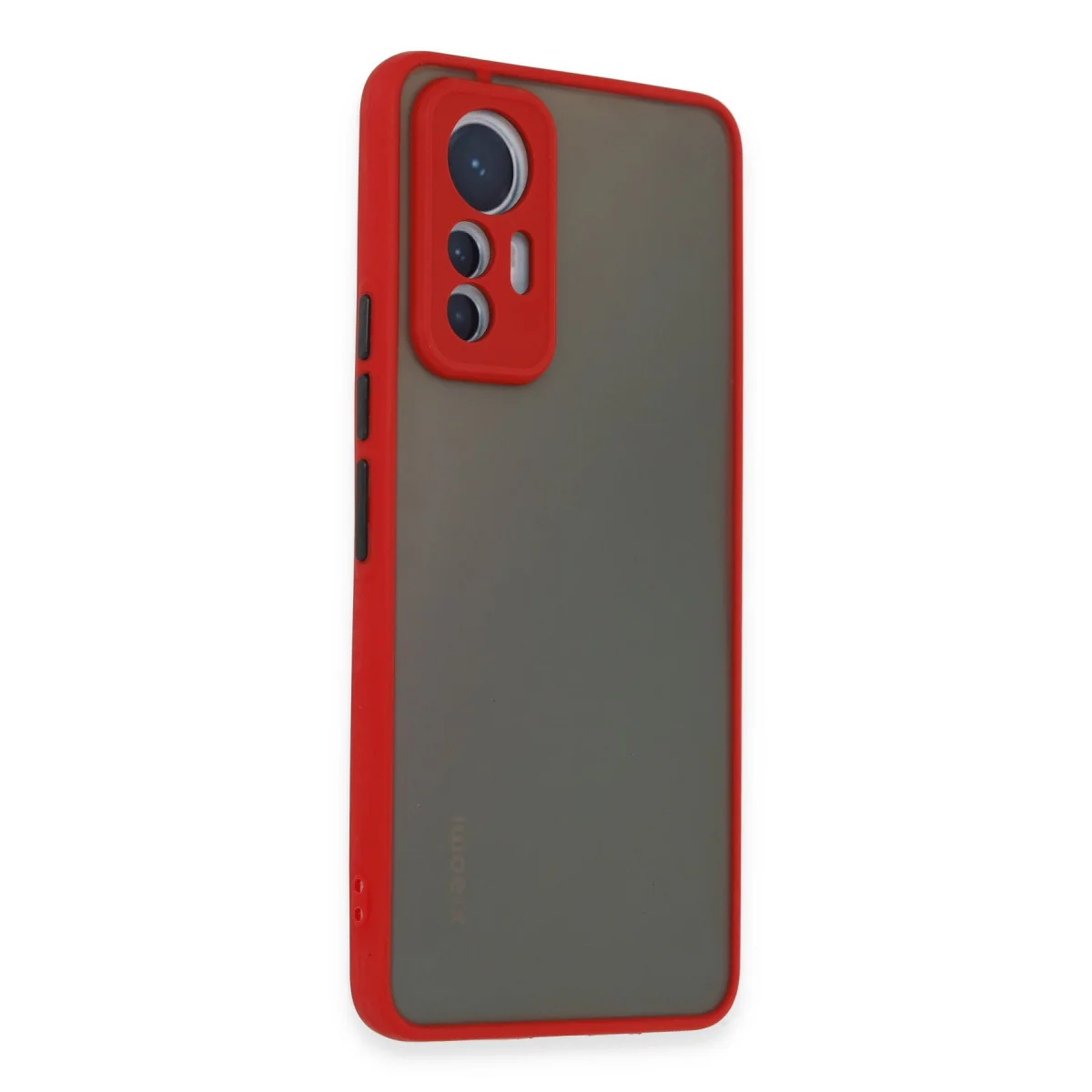 Mi 12 Lite Kılıf Montreal Silikon Kapak - Kırmızı