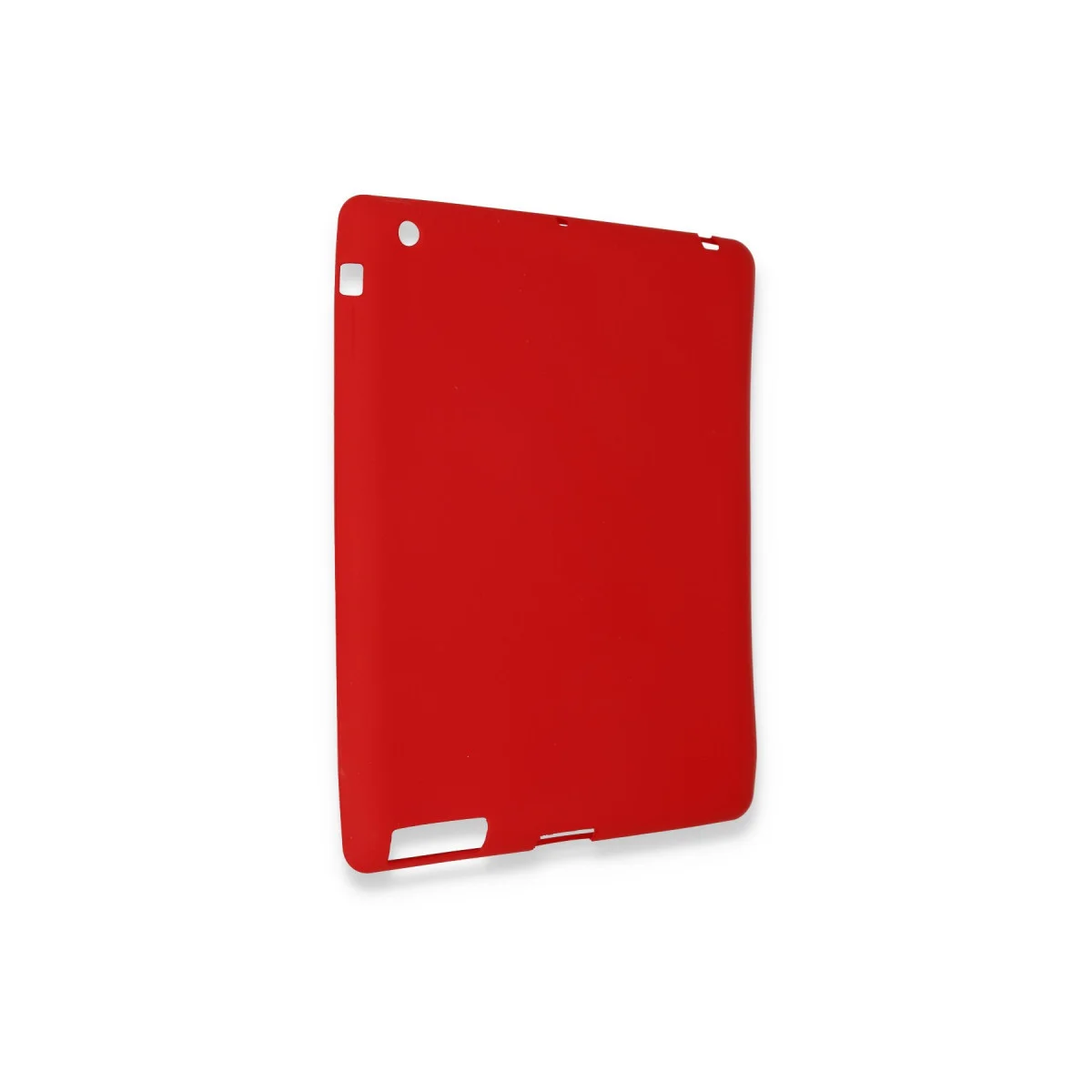 iPad 4 9.7 Kılıf Evo Tablet Silikon - Kırmızı